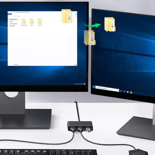 Ugreen CM409 USB Хъб с 3 USB 2.0 Порта и USB-A Връзка
