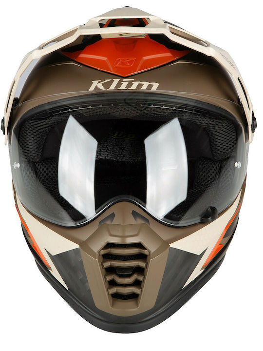 Klim Dual Krios Pro Charger Peyote Κράνος Μηχανής On-Off