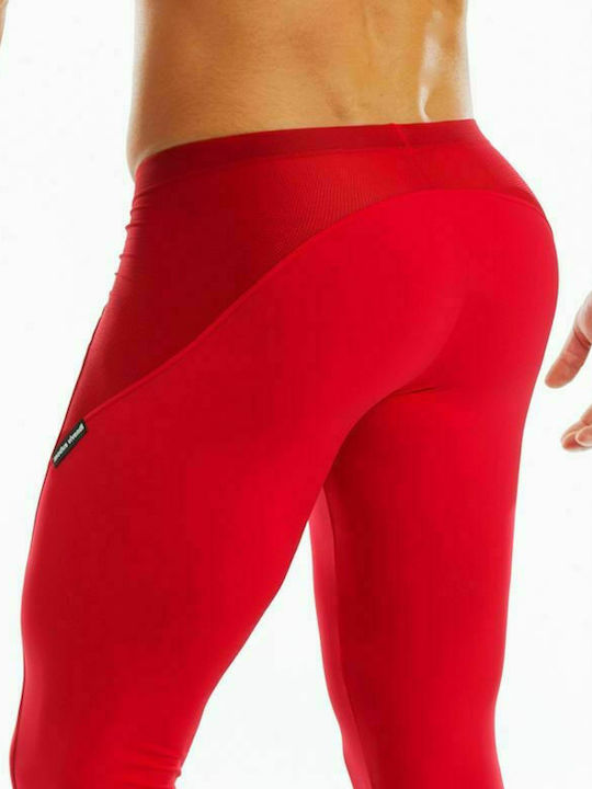 Modus Vivendi Active Long Meggings Colan sport pentru bărbați Lung Roșu