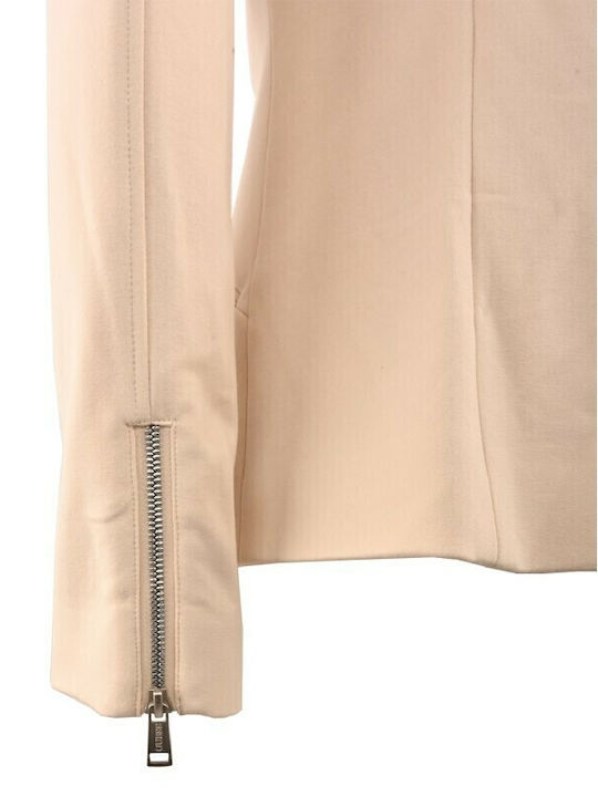 Guess Long Women's Waisted Blazer Beige