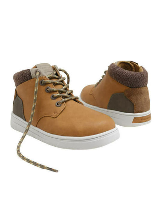 Kinderstiefeletten mit Reißverschluss Beige