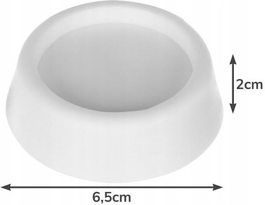 Ruhhy 19371 Anti-Vibrations-Pads Für Waschmaschine/Trockner aus Kunststoff 4Stück