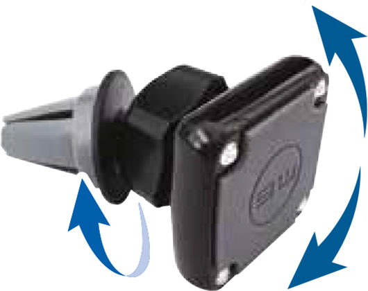 Cartech Magnetische Halterung für Lüftungsschlitze Auto Handyhalterung mit Magnet Schwarz 28045