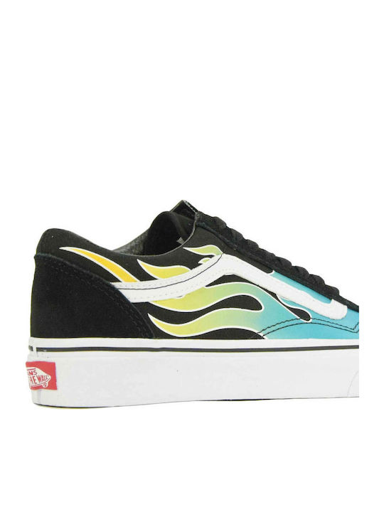 Glow Flame Old Skool Sneakers Black / White