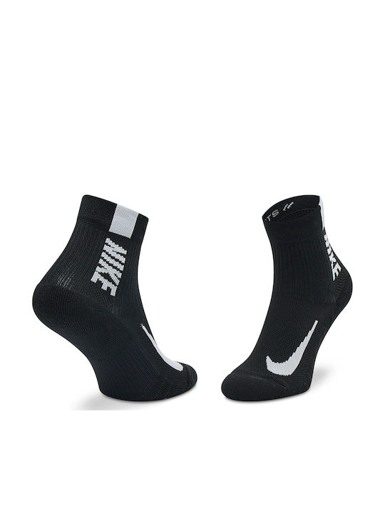 Nike Multiplier Ankle Socks Running Κάλτσες Πολύχρωμες 2 Ζεύγη