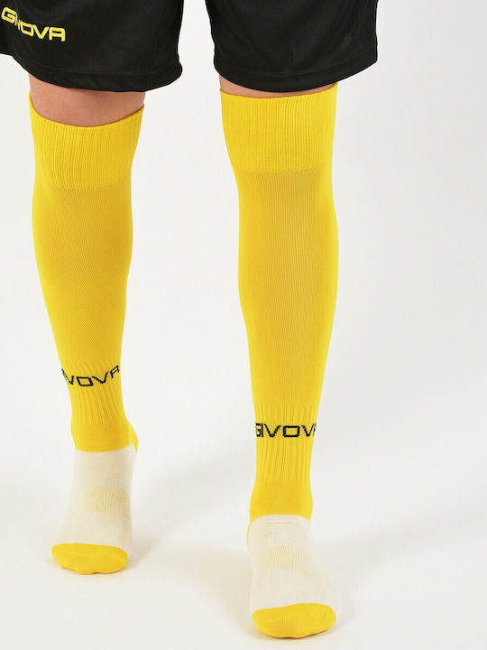 Givova Calza Calcio Giallo Football Socks Yellow 1 Pair