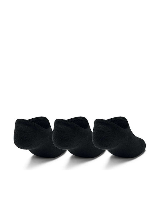Under Armour Ultra Lo Αθλητικές Κάλτσες Μαύρες 3 Ζεύγη