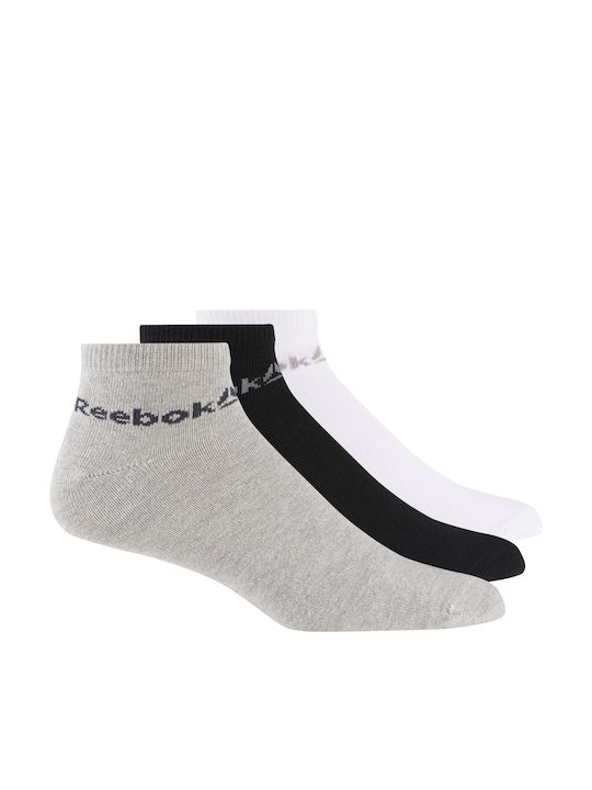 Reebok Active Core Αθλητικές Κάλτσες Πολύχρωμες 3 Ζεύγη