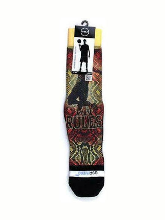GSA Street Fashion 84-16004 Баскетболни Спортни Чорапи Многоцветни 1 Чифт