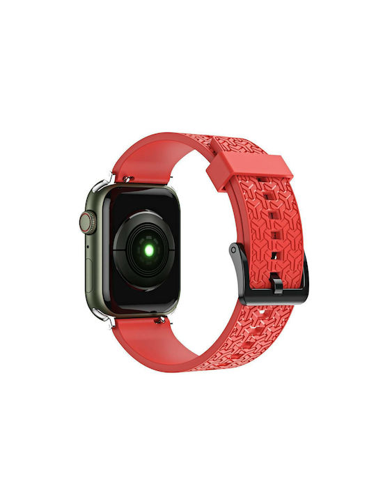Hurtel Wristband Λουράκι Κόκκινο (Apple Watch 44/45/46mm/Ultra 49mm) Hurtel Wristband Λουράκι Κόκκινο (Apple Watch 44/45/46mm/Ultra 49mm)