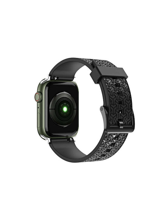 Hurtel Wristband Λουράκι Μαύρο (Apple Watch 38/40/41/42mm) Hurtel Wristband Λουράκι Μαύρο (Apple Watch 38/40/41/42mm)