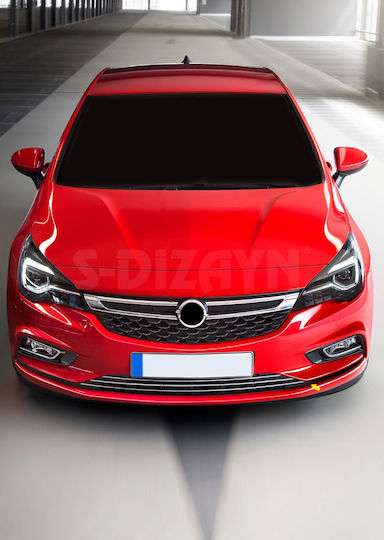 S-dizayn Bumper de Autoturism Partea din față Decoratiuni cromate pentru bara fata Opel Astra K 3/4/5 2015 Compatibil cu Opel Astra