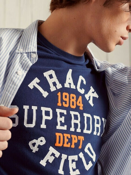 Athletic T-shirt Navy Blue