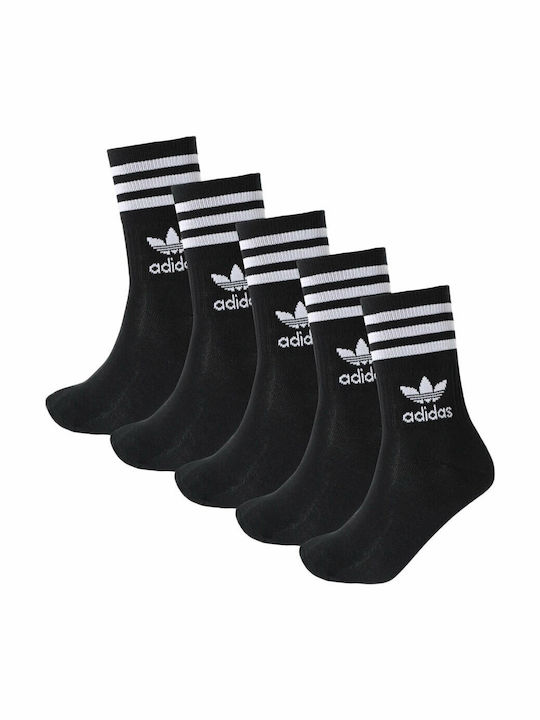 adidas Solid Mid Cut Многоцветен 5 чифта