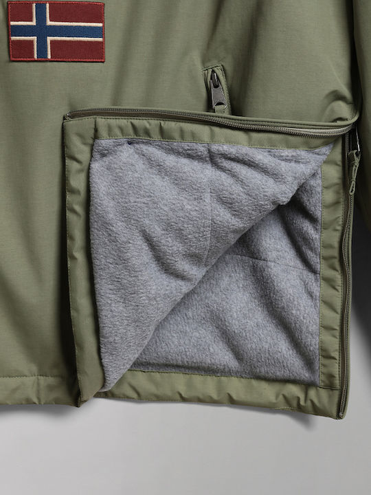 Rainforest Pocket 2 Herren Winter Jacke Wasserdicht und winddicht Khaki