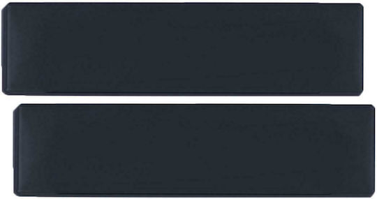 Race Axion Car License Plate Glass Protectors Plastic 52.7 x 12cm Black Tint 2pcs