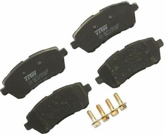 TRW Brake Pad Front 4pcs for Ford Fiesta 2008