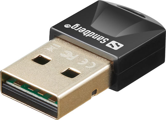 Sandberg USB Bluetooth 5.0 Adapter mit Reichweite 20m Schwarz (134-34)