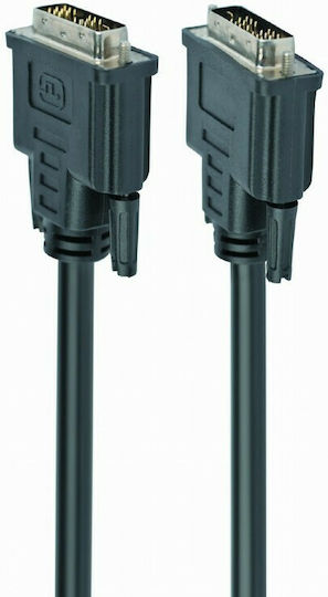 Cablexpert 1.8m DVI-D male to DVI-D male Cable Black (CC-DVI-BK-6)