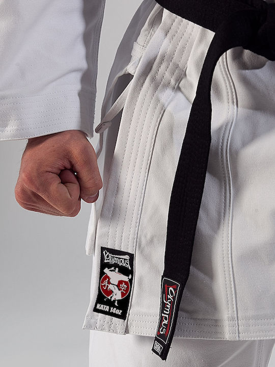 Olympus Sport Karate Uniform Kata Plus 14oz Adults / Kids Karate Uniform White