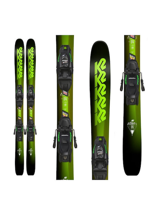 K2 Pinnacle Παιδικά Πέδιλα Σκι σε Μαύρο Χρώμα με Δέστρες Marker FDT 7.0 K2 Pinnacle Παιδικά Πέδιλα Σκι σε Μαύρο Χρώμα με Δέστρες Marker FDT 7.0