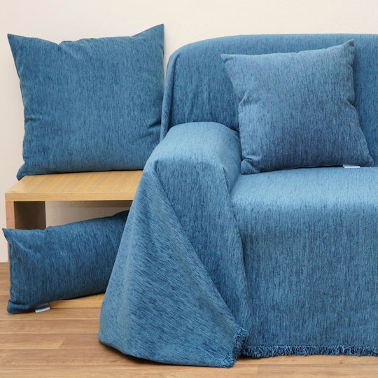 Anna Riska Μαξιλάρι Καναπέ 1300 Denim 32x52εκ.