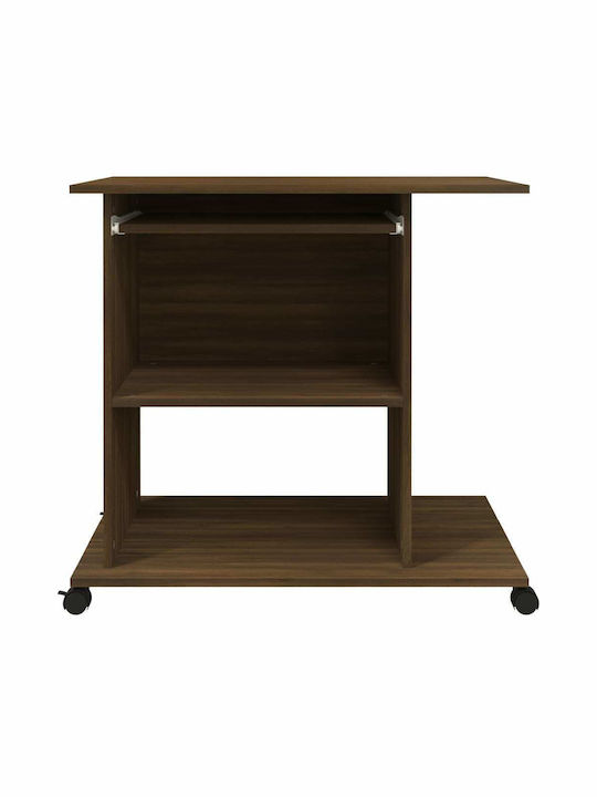 Computer Office Wooden Brown 80x50x75cm