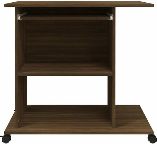 Computer Office Wooden Brown 80x50x75cm