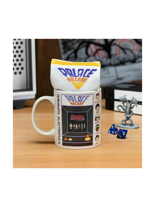 Paladone Stranger Things Κούπα Κεραμική Πολύχρωμη 300ml 2τμχ
