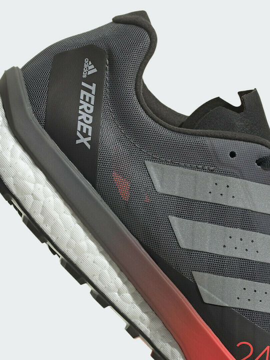 Terrex Speed Ultra Ανδρικά Αθλητικά Παπούτσια Trail Running Core Black / Matte Silver / Solar Red