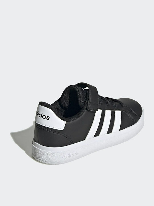 Grand Court GRAND COURT 2.0 Kids Sneakers with Scratch Core Black / Cloud White