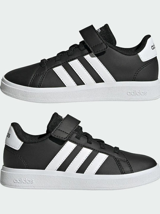 Grand Court GRAND COURT 2.0 Kids Sneakers with Scratch Core Black / Cloud White