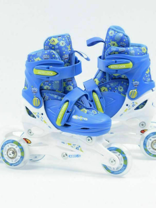 HS-TNK-000010546 Kids Adjustable Inline Rollers Blue