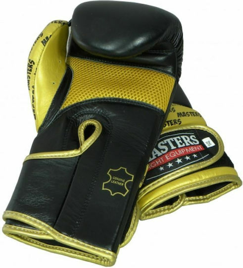 Sport Masters Rbt-Professional 01101-10 Boxing Gloves Leather for Match Black