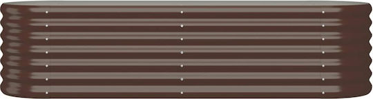 vidaXL Planter Box Metal Maro 152x40x36cm.