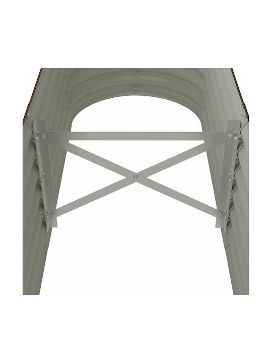vidaXL Planter Box Metal Maro 152x40x36cm.