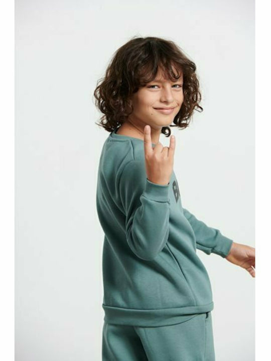 BodyTalk Kids Fleece Sweatshirt Turquoise