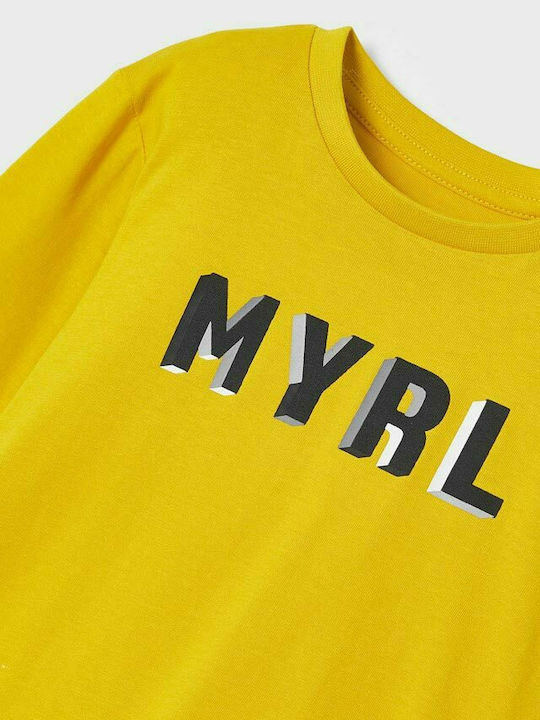 Mayoral Kids Blouse Long Sleeve Yellow