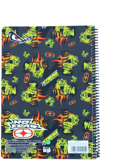 No Fear Spirale Schulheft Geregelt A4 70 Papiereinlagen 2 Schulfachhefte Verschiedene Designs