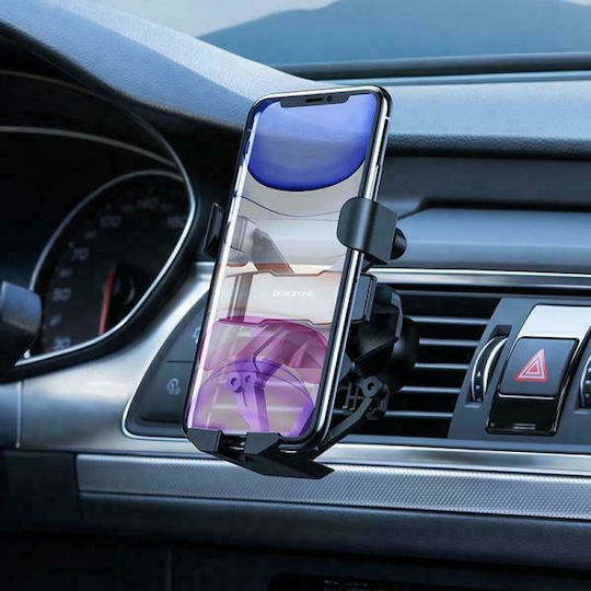 Borofone BH32 Car Mobile Mount 4.7" - 6.7" with Adjustable Hooks Black
