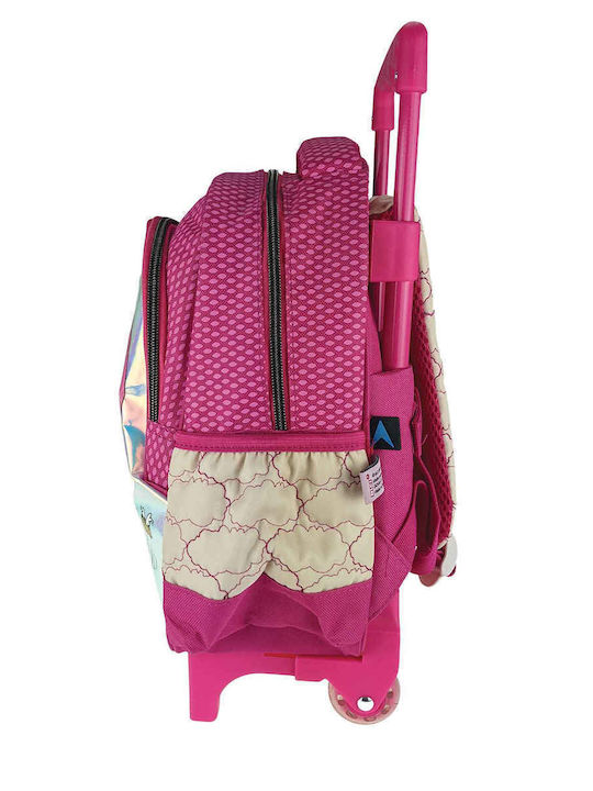 Nici Ruby Rosa School Bag Trolley Kindergarten in Pink color 12lt