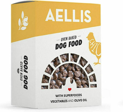 Aellis Oven Baked 0.25kg Dry Food for Adult Dogs with Chicken