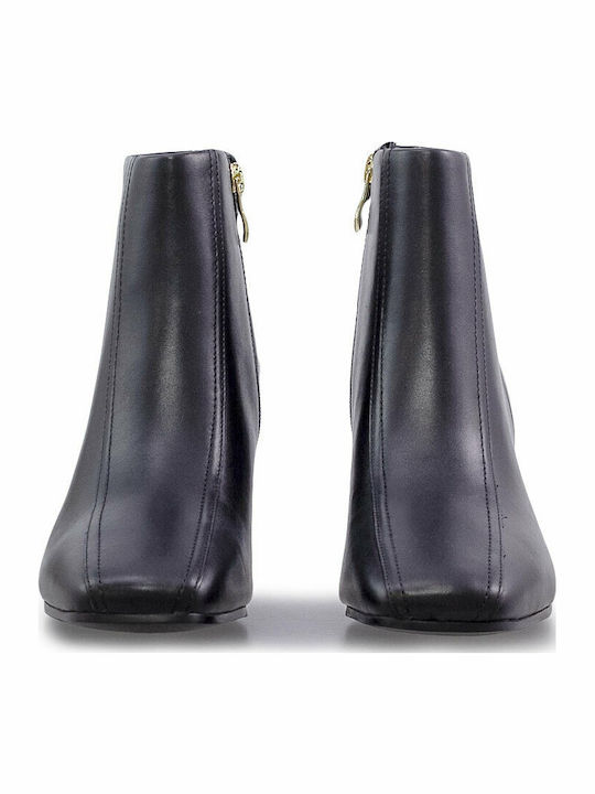 Seren55 Top Leder Damen Stiefeletten Schwarz