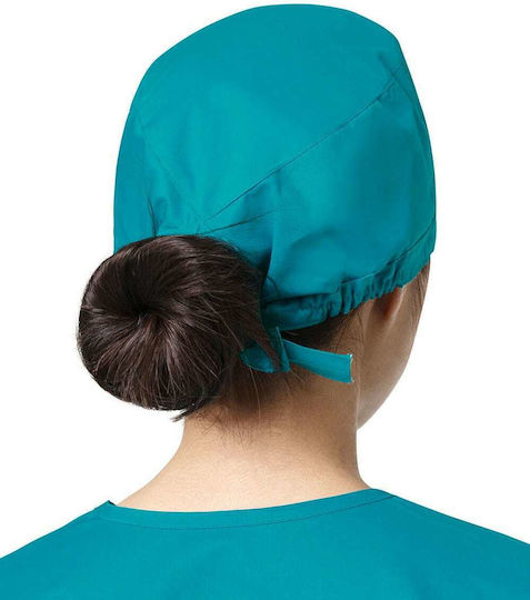 WonderWink Unisex Black Surgical Cap Cotton and Polyester