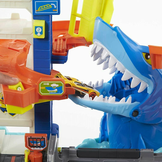 Hot Wheels Shark Escape Γκαράζ για 4+ Ετών