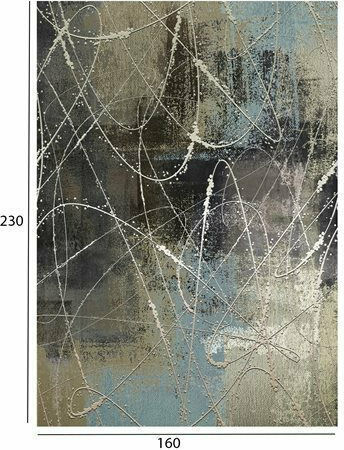 HomeMarkt Josiane Χαλί Ορθογώνιο με Κρόσια Πολύχρωμο 160x230cm