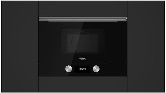 Teka ML 8220 BIS Built-in Microwave Oven with Grill 22lt Black