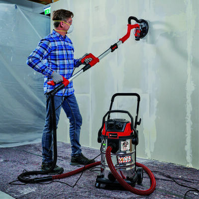 Einhell Tevc 2230 Sacl Staubsauger Flüssigkeiten / Feststoffe 1400W mit Edelstahl Behälter 30Es