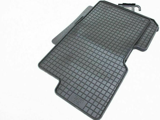 Petex Σετ Μπροστινά και Πίσω Πατάκια 4τμχ για Smart ForFour 2004-2006 Μαύρα