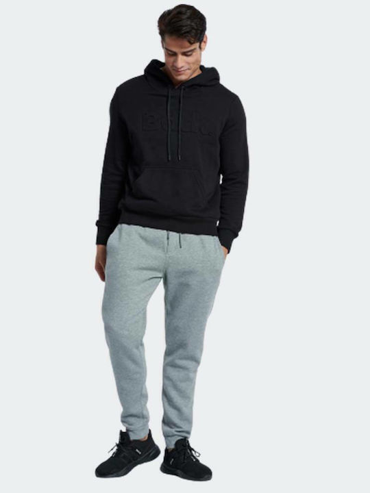 Sweatpants with Elastic Grey Melange